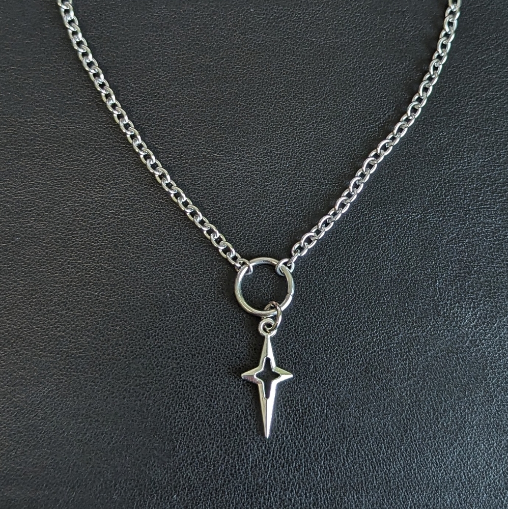 Goth North Star Necklace